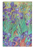 Diář Paperblanks 2025 Van Gogh’s Irises Flexis maxi horizontální FED5847