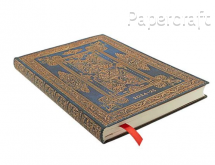 Diář Paperblanks 18měsíční 2024-2025 Blue Luxe Flexis midi horizontální FED5402