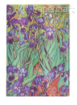 Diář Paperblanks 2025 Van Gogh’s Irises mini verso DED5759