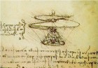 Dřevěný model Da Vinciho helikoptéry
